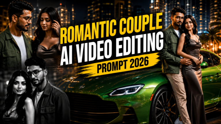 Romantic Couple AI Video Editing Prompt 2026