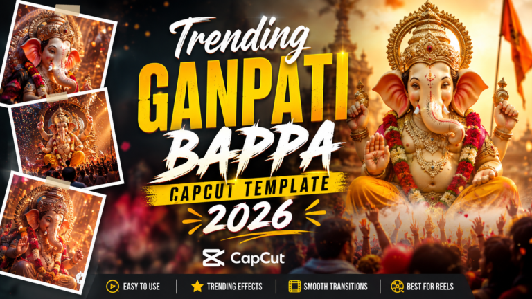 Trending Ganpati Bappa CapCut Template 2026