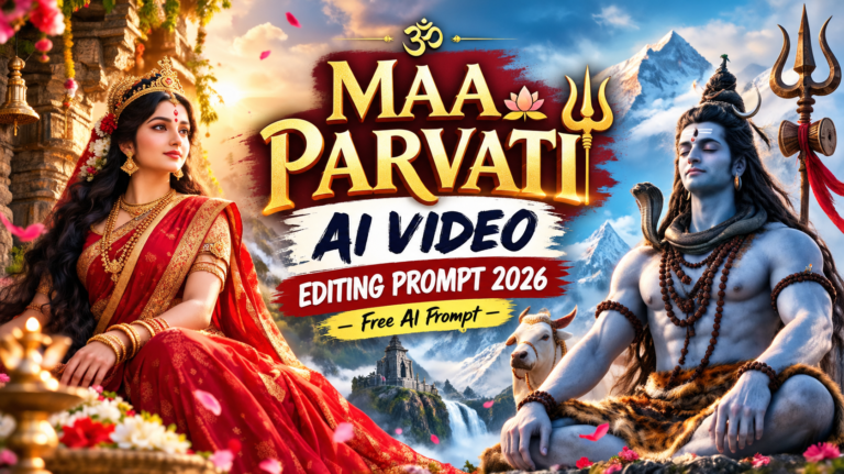 Maa Parvati AI Video Editing Prompt 2026 | Free AI Prompt