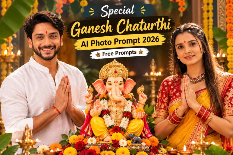 Special Ganesh Chaturthi AI Photo Prompt 2026 | Free Prompts
