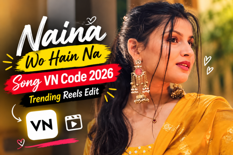 Naina Wo Hain Na Song VN Code 2026 | Trending Reels Edit